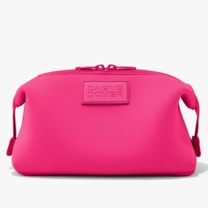 NWT Dagne Dover Large Hunter Toiletry Hunter Bag in Hottest Pink